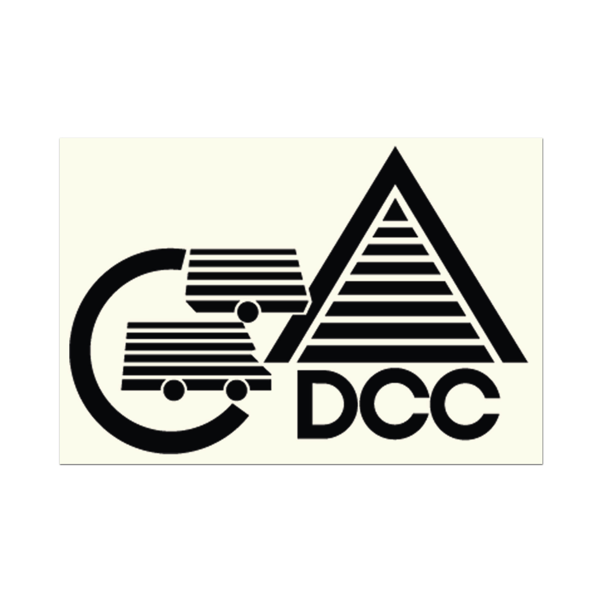 Aufkleber DCC Logo 25x17cm