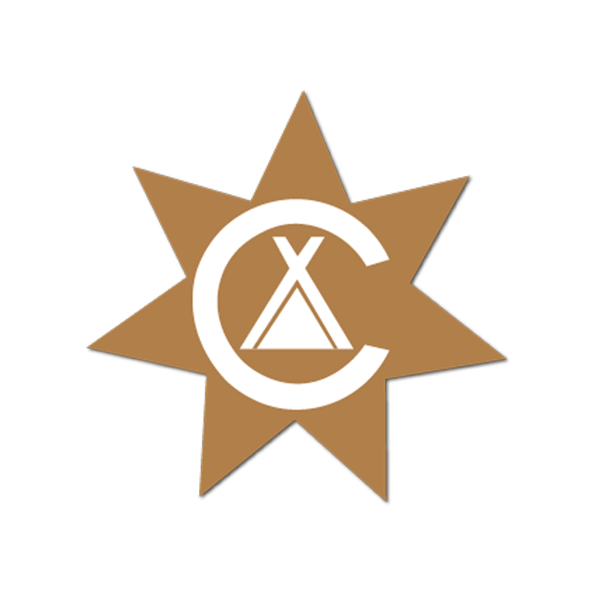 Aufkleber “Stern” zum goldenen Zelt