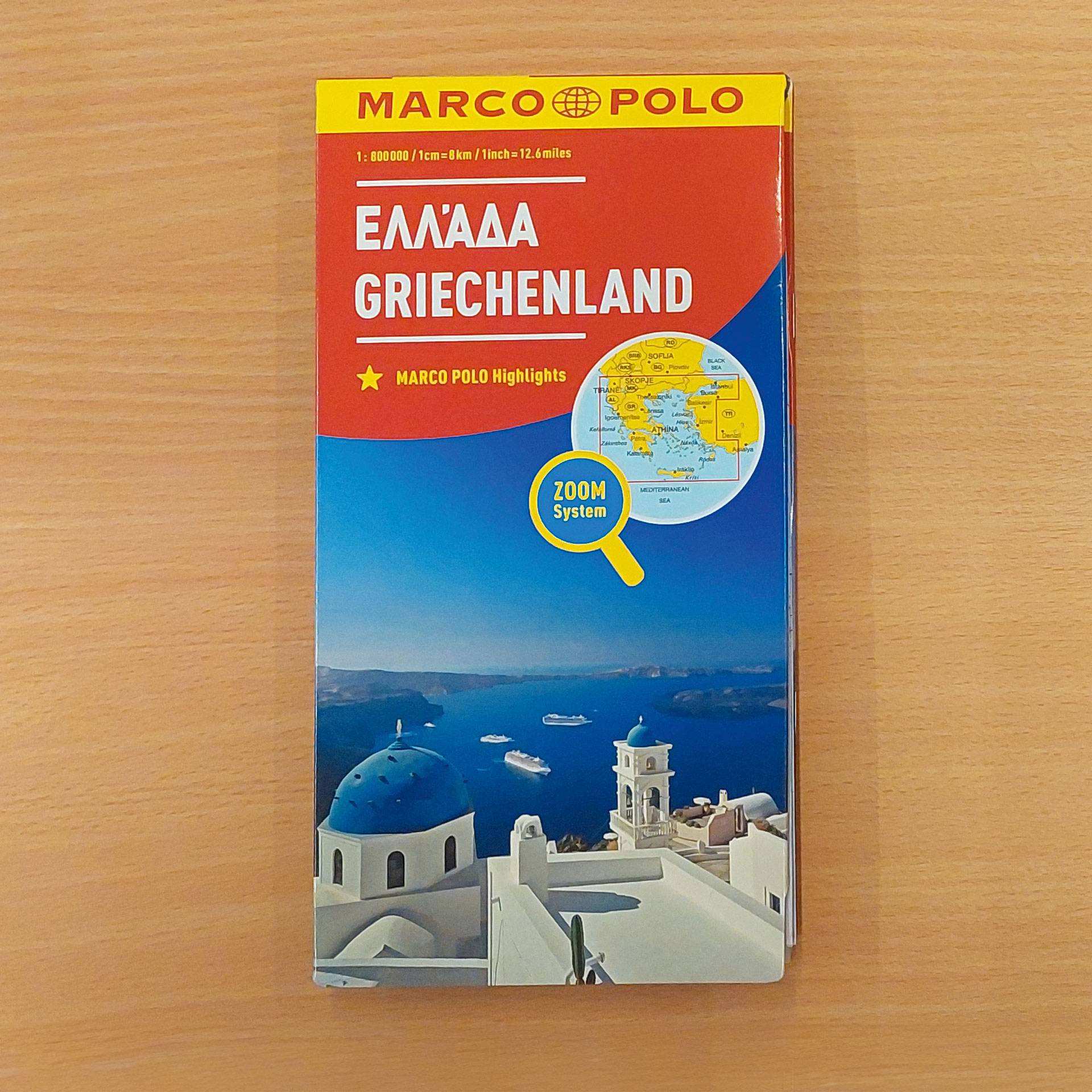 Reisekarte MARCO POLO – Griechenland 1:800 000