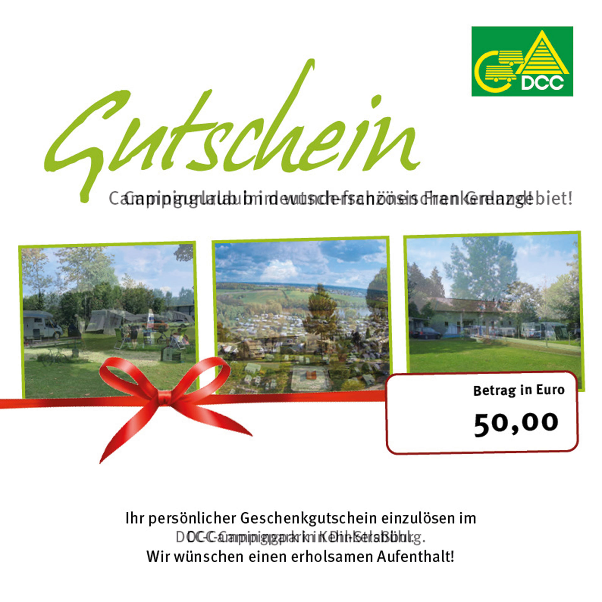 Gutschein Seecamping Dinkelsbühl 50€