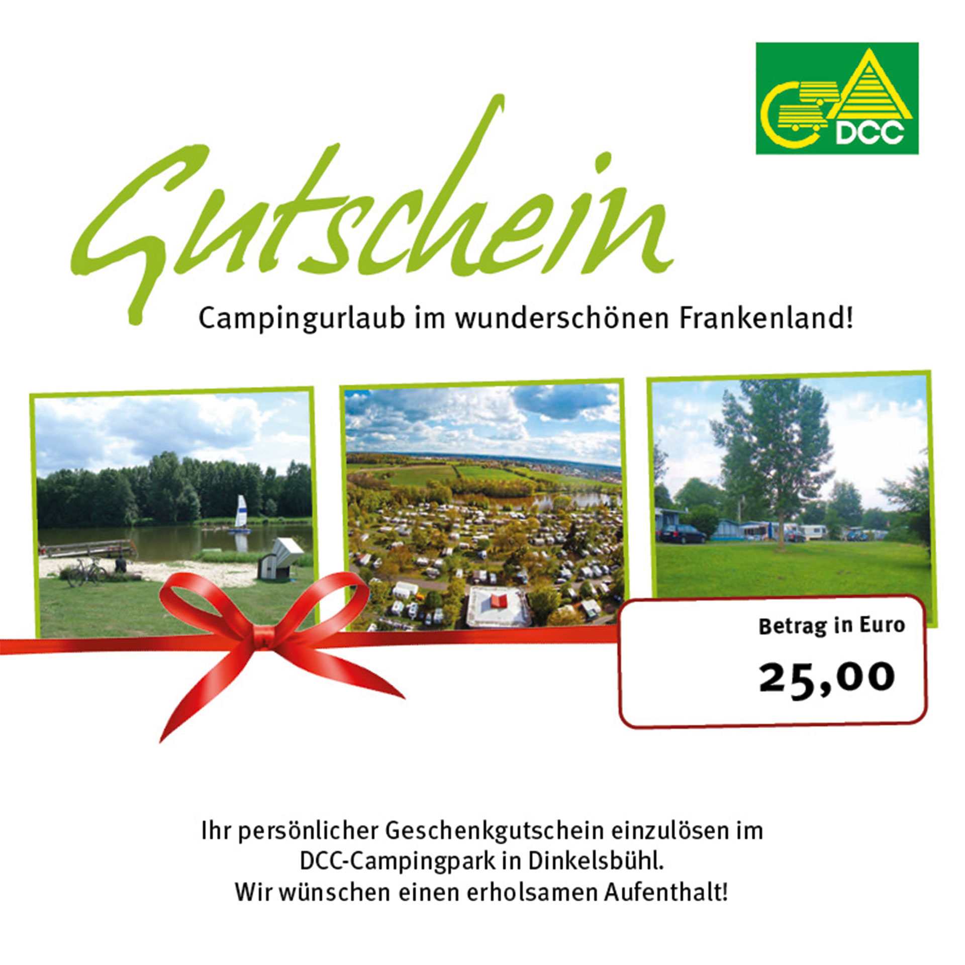 Gutschein Seecamping Dinkelsbühl 25€